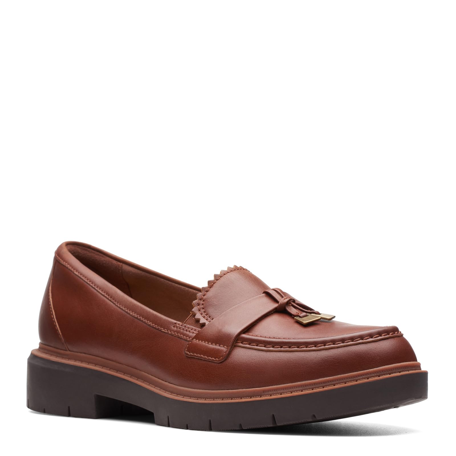 Clarks Women's Westlynn Bella Loafer, Tan Leather, 5 UK
