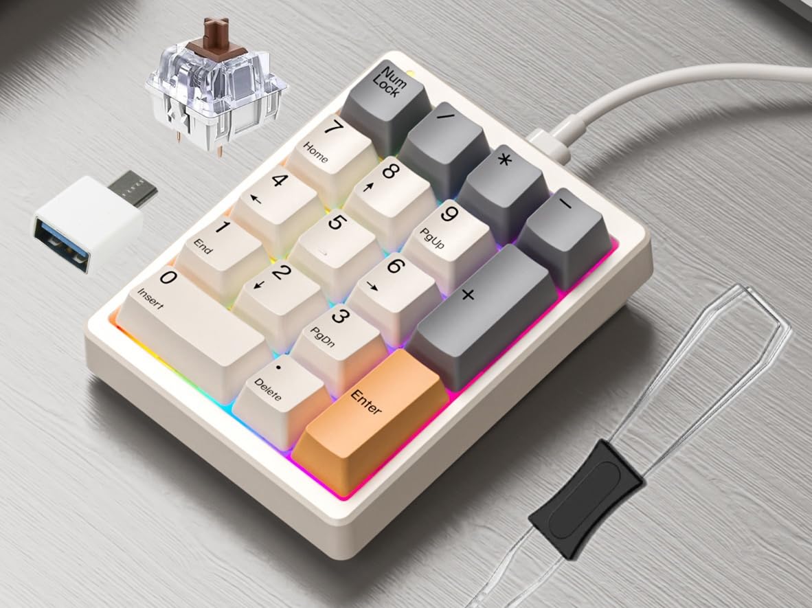 ダブルカスタマイズ可能なノブを備えたマクロキーボードゲームワークステーションの複雑なコマンド用のメカニカルゲームキーパッド LUAMY  ダブルカスタマイズ可能なノブを備えたマクロキーボードゲームワークステーションの複雑なコマンド用のメカニカルゲームキーパッ ...