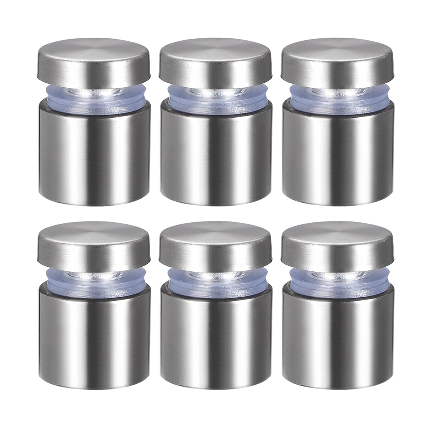 4/6pcs Sign Standoff Screws Advertising Screw Stainless Steel Wall Mounts Glass Acrylic Nail for Artwork(6pcs)