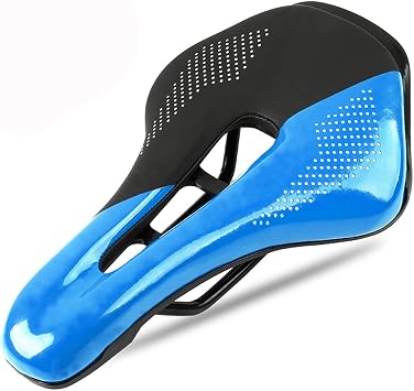 Bicycle Saddle,Bike Saddles Carbon Fiber Saddle Road Bike Bicycle Saddle Rails Bicycle Cycg Hollow Seat Cushion,F A