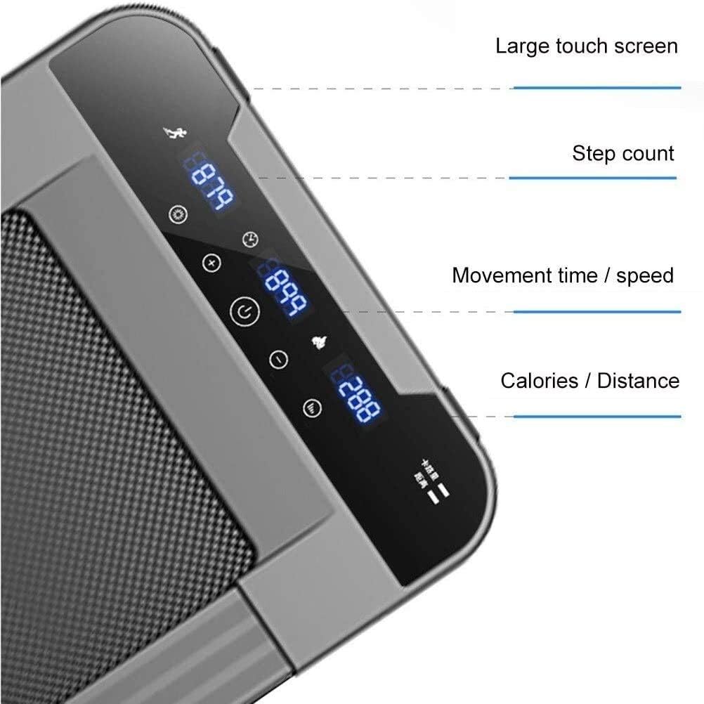 Tredmills for Running Treadmills Folding Treadmill Good for Home/Apartment Fitness Compact Electric Running Exercise Machine with Safe Handlebar and LCD Display Easy Control (Black 133*54*100cm)