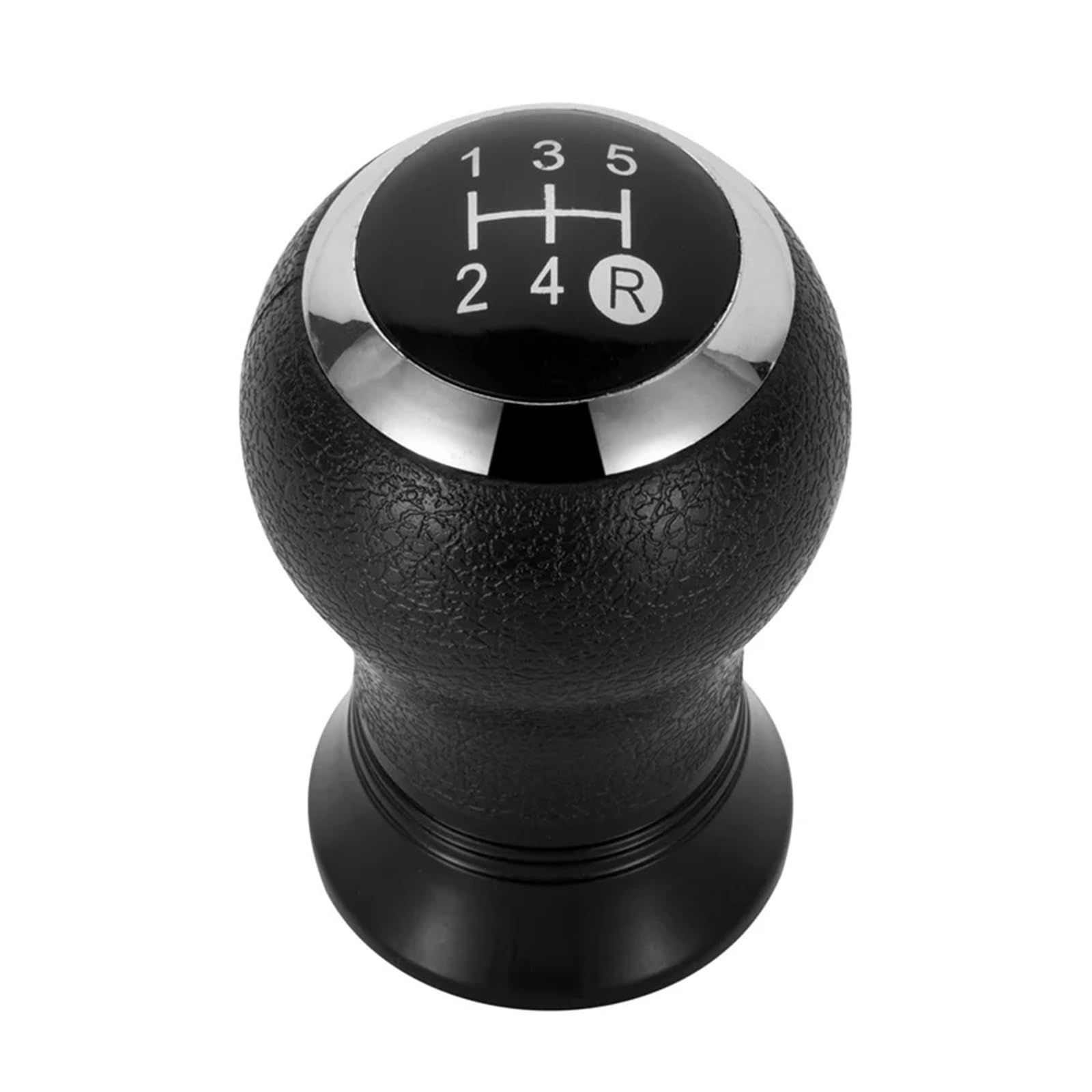 Htvtkrfgrl Black 5 Speed B Knob Only Gear Stick Knob Manual For Toyota For Yaris Auris 2005-2010 Abs/Pu Leather 5-Speed / 6-Speed Black/Silver Performance Stylish Gear Shifter 1 Shift(Black 5 Speed B)