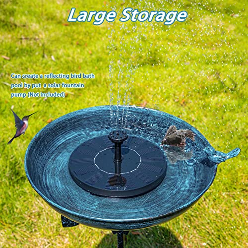 Dreamsoul Outdoor Garden Bird Bath Metal Bird Baths Cast Iron Birdbath With Metal Stake Tall Bird Bath For Yard Garden Decor #TOP4