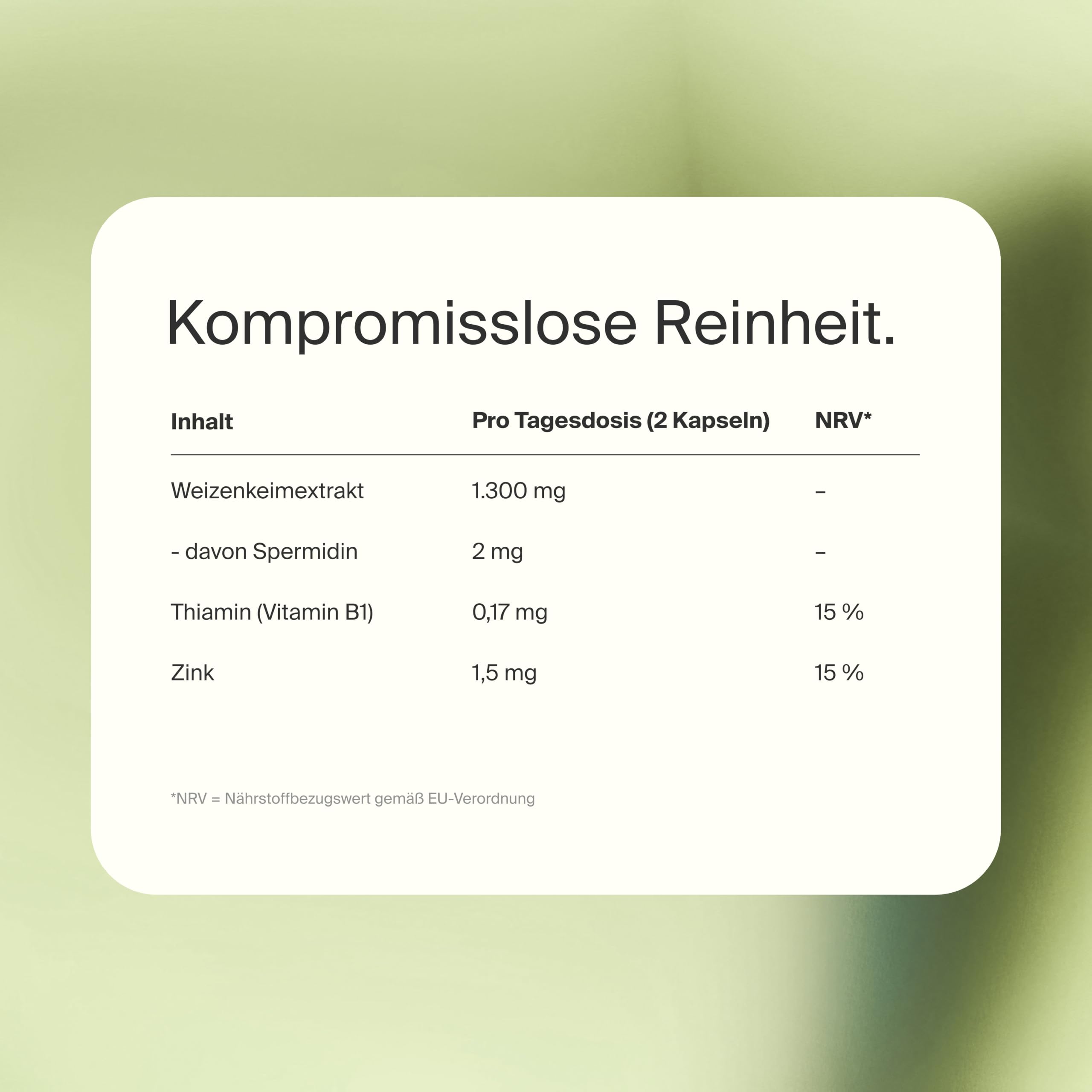 SPERMIDIN – 60 Kapseln mit 2 mg Spermidin pro Tag & CELVIO® Komplex aus Weizenkeimextrakt, Zink & Vitamin B1 | Unterstützt Zellschutz, Energie & geistige Leistung | Hochwertige Longevity-Formel, vegan