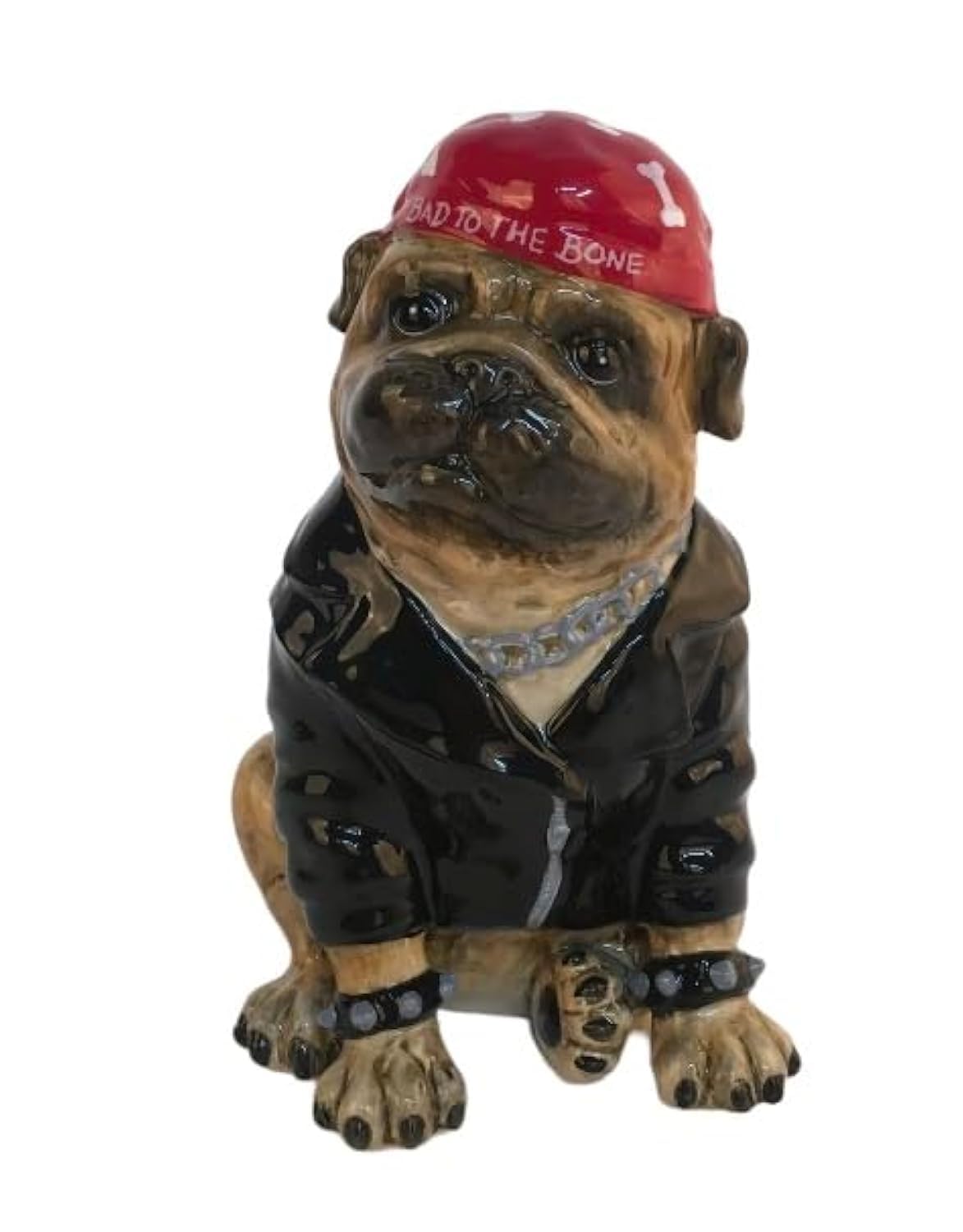 Blue Sky Clayworks Ceramic Pug Club Clive Figurine