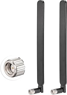 Bingfu Long Range 4g Cellular Trail Camera LTE Antenna 6dBi (RP-SMA Male)(2-Pack) Compatible with Spypoint Link Micro Solar EVO Link S Dark Trail Wildlife Hunting Game Cam Mobile Security Camera Mobile Security Camera