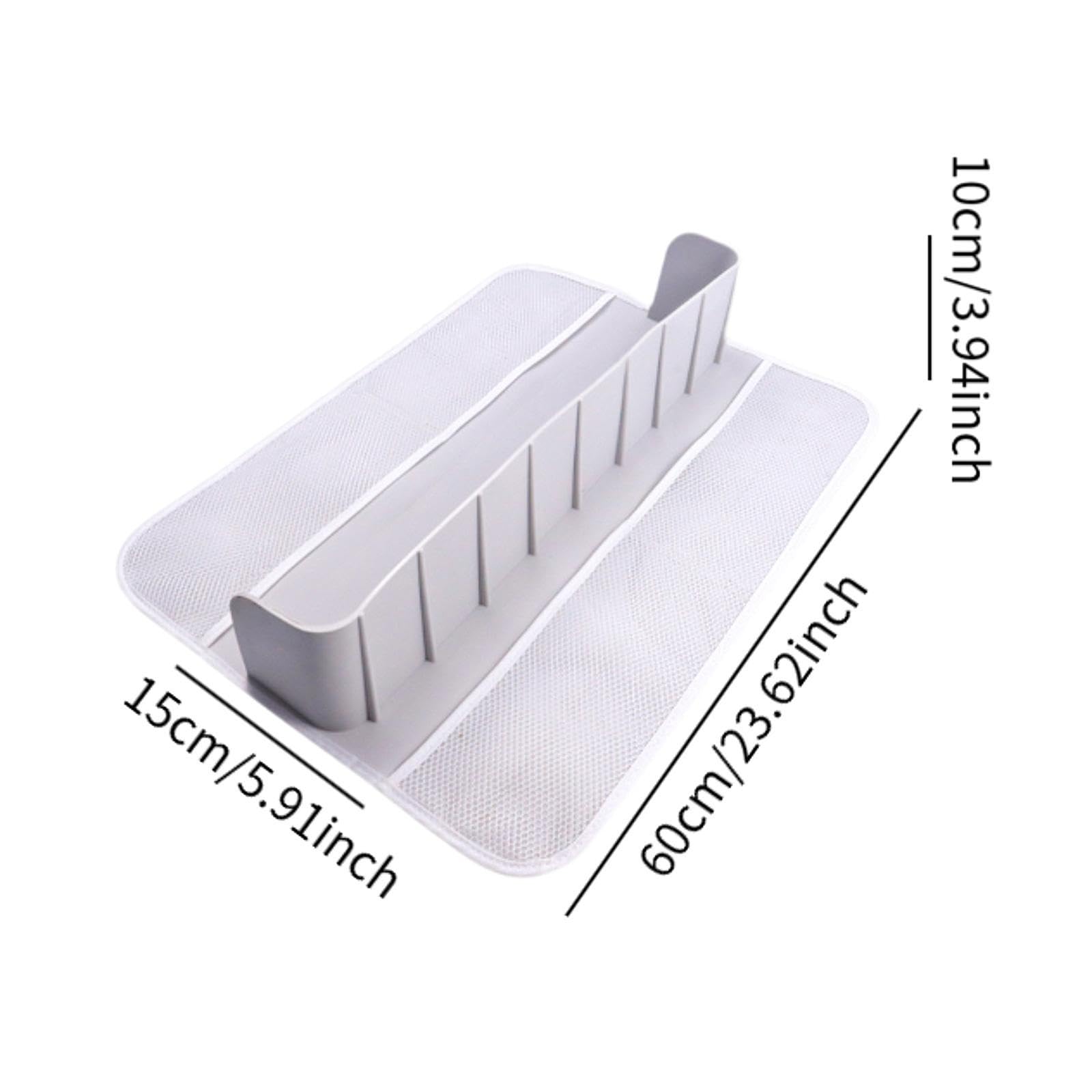 Organizer für Badespielzeug und Badewannen-Spritzschutz, 60 Cmx15 Cmx10 cm