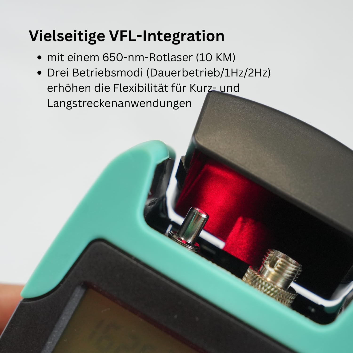 TM530 4 in 1 Optical Power Meter with VFL RJ45 LED Light LWL Optisches Leistungsmessgerät