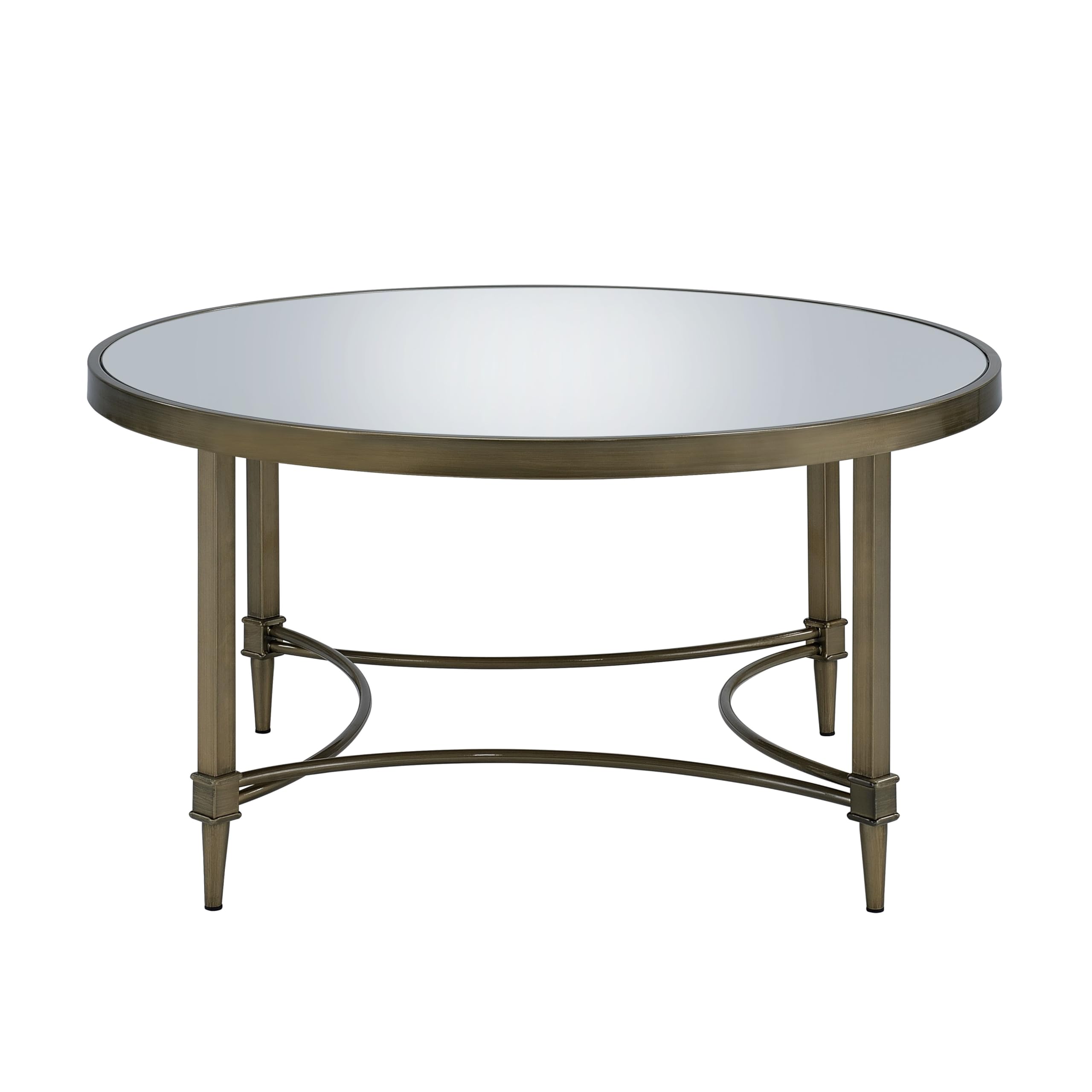 ACME Furniture＿TROY COFFEE TABLE ACME Willene Contemporary Wood Coffee Table with Ceramic Top