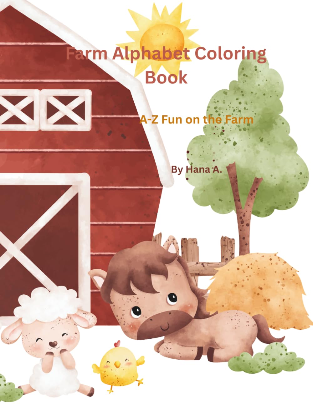 Farm Alphabet Coloring Book: A-Z Fun on the Farm