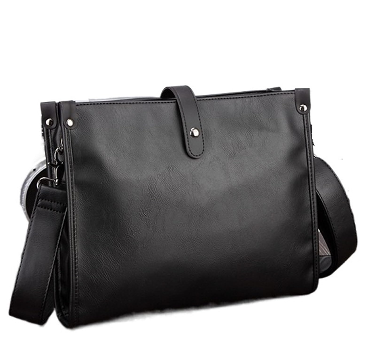 Bolso Mensajero De Cuero Bolso de mano for hombre, bolso viaje gran capacidad, bandolera cuero for, tipo mensajero En Viaje De Negocios