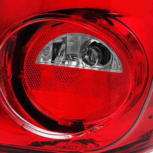 AKKON - For GMC Yukon XL 1500/2500 Rear Red Clear Tail Light Tail Lamp Brake Lamp Driver Left Side Replacement