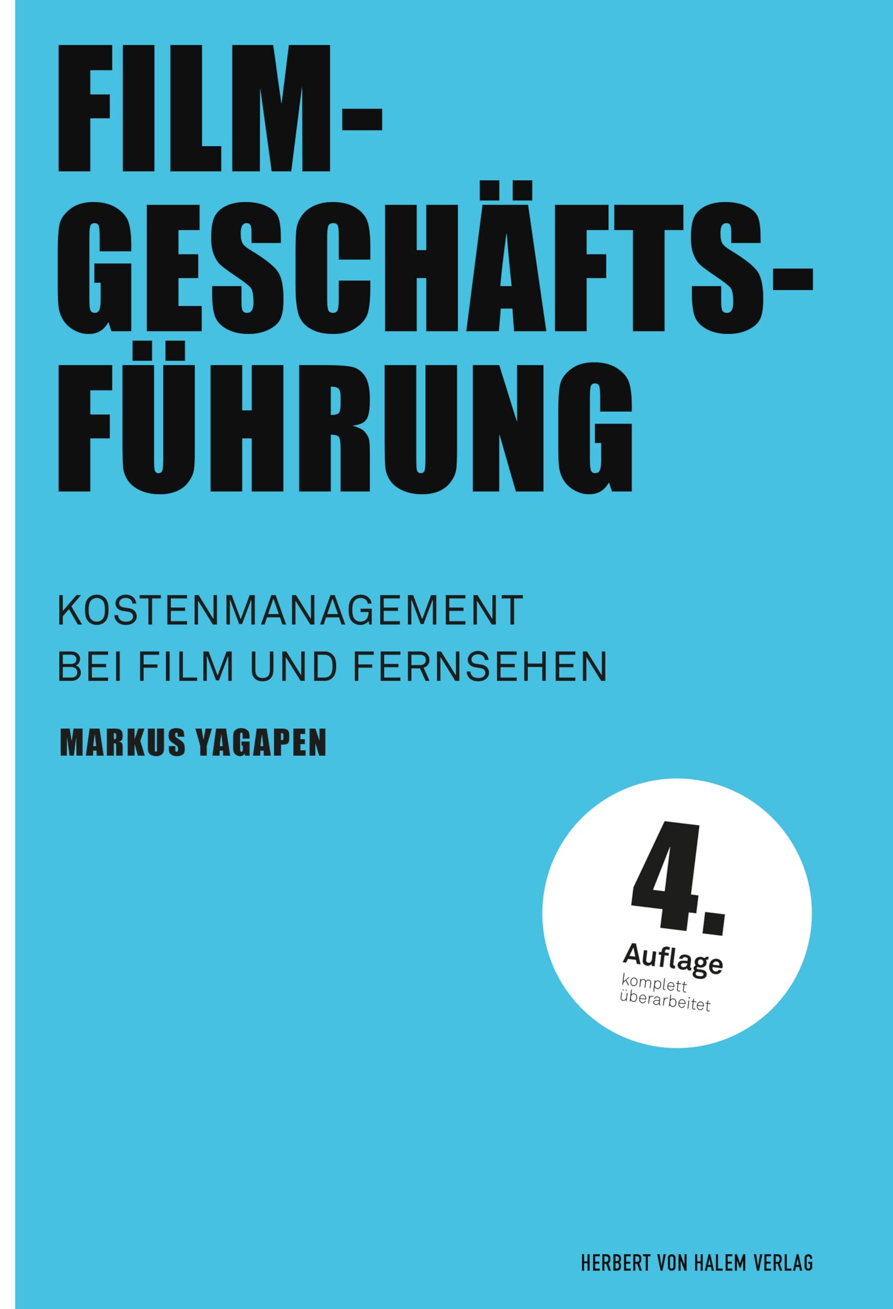 Livre Filmgeschäftsführung sur la gestion des coûts du cinéma et de la télévision