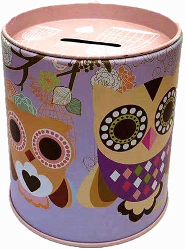 Búho Hucha lata ahorrar gastos compartidos donando dinero puede recordar el hogar dormitorio cuarto fiesta decoración decoración lápiz lápiz cepillo disponible en Yaxa Colombia