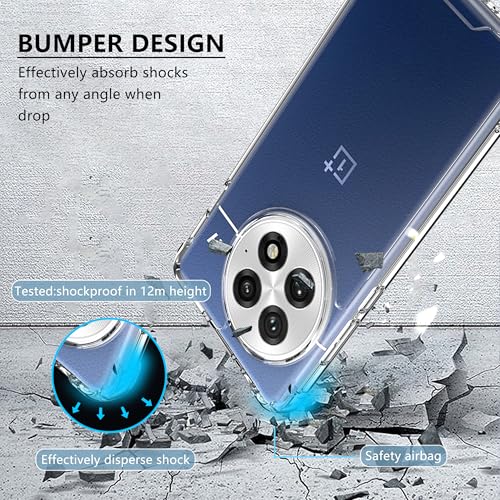 Image of for [ Oneplus 13R 5G ] Bumper | Transparent | Back Case Cover for [ Oneplus 13R 5G ] - Transparent