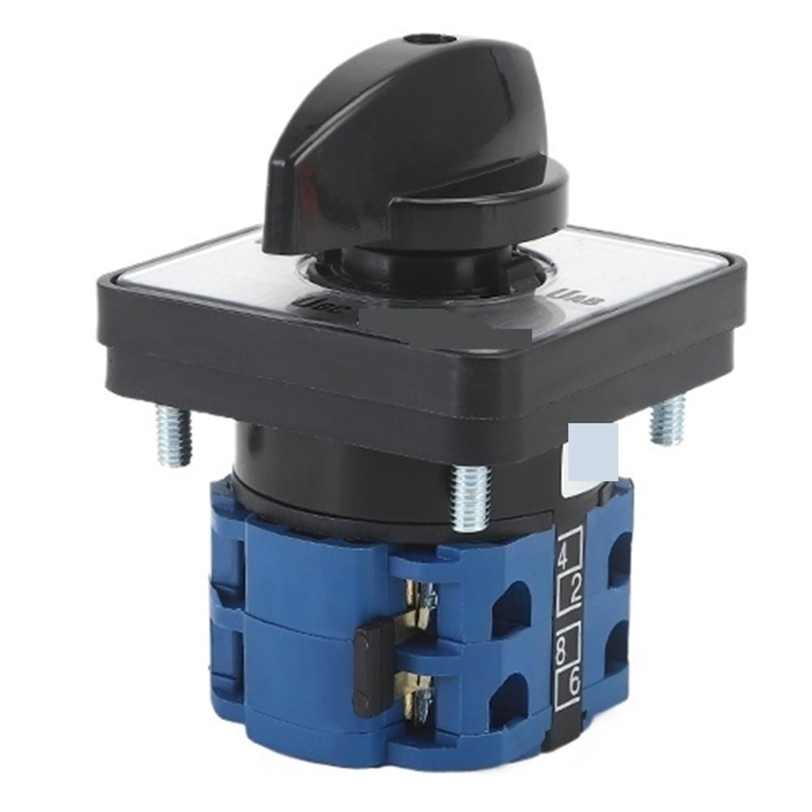 1 pz SZW26/LW26-20 YH2.2 20 A 2 poli 8 terminali 0-UAB-UBC-UCA selettore di conversione di tensione interruttore voltmetro a camma rotante(20A YH2.2 48X48mm)