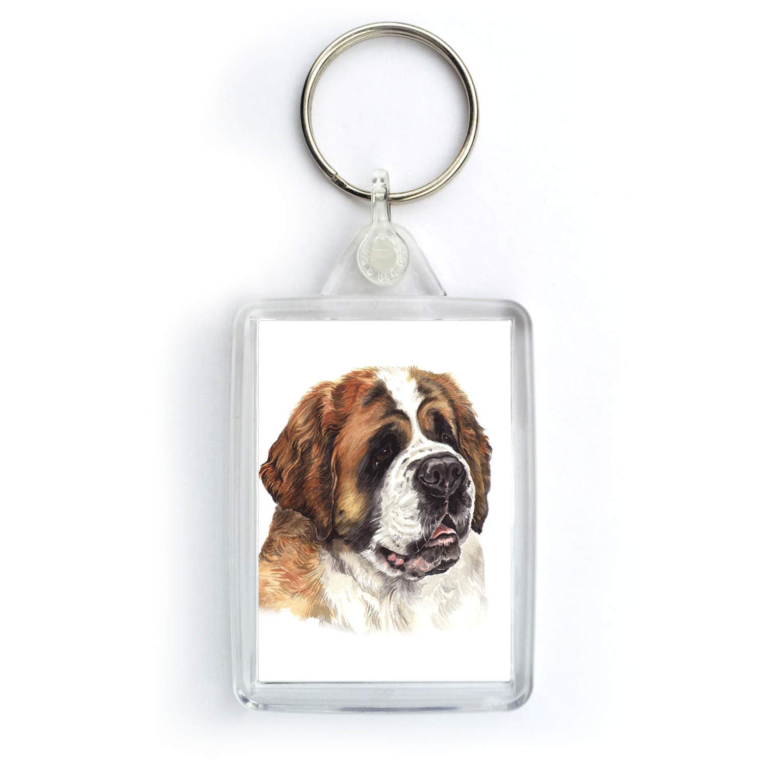 Waggydogz Multicoloured St. Bernard Dog Keyring (Krg-24)
