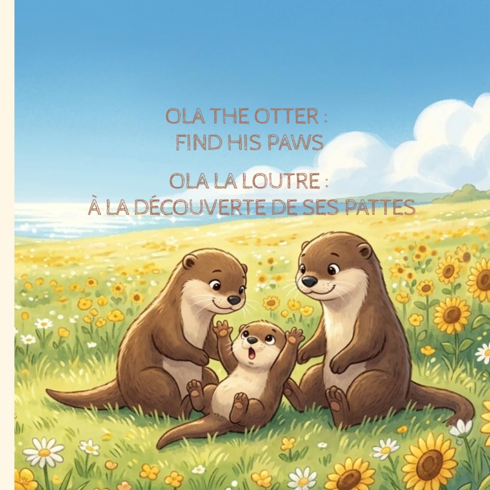 OLA LA LOUTRE : À LA DÉCOUVERTE DE SES PATTES | OLA THE OTTER : FIND HIS PAWS | English & French Bilingual Edition | Baby Bedtime Stories for 0–3 Months | Bilingual Bedtime Story Books for Baby