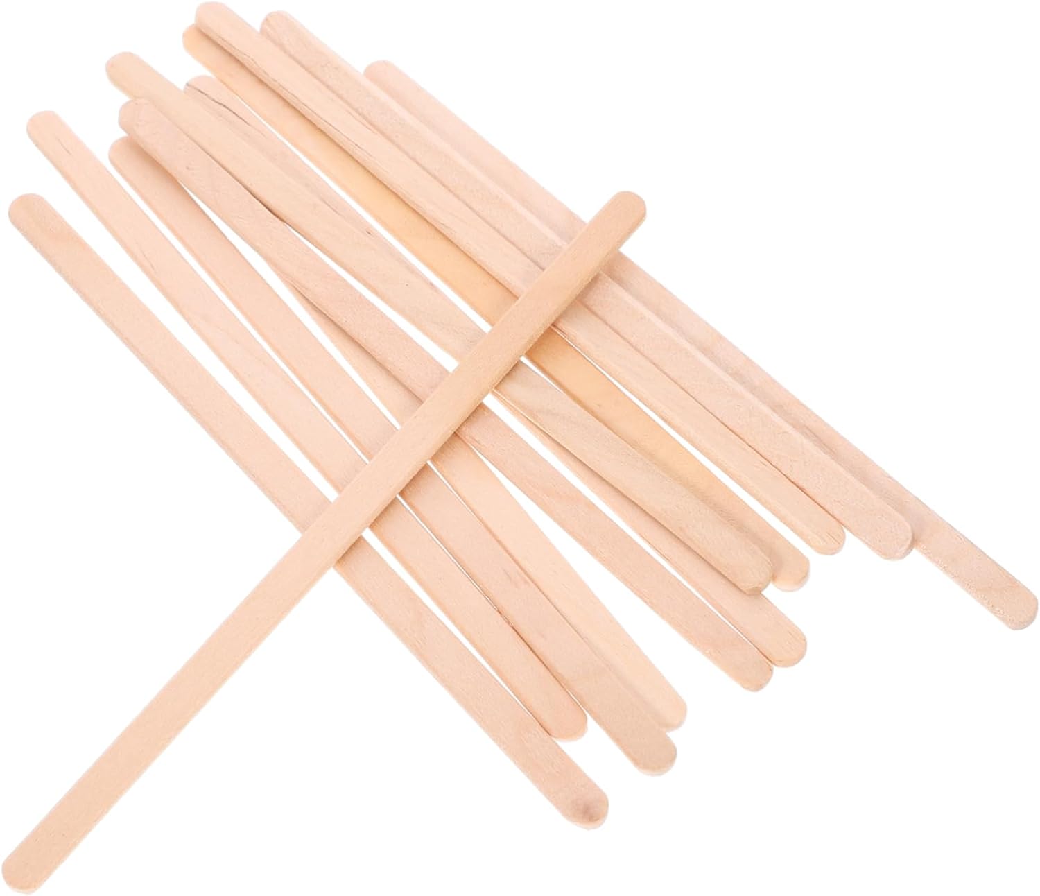 500pcs Sturdy Wooden Stirrers Coffee Stirrer Sticks Smooth for Easy Mixing