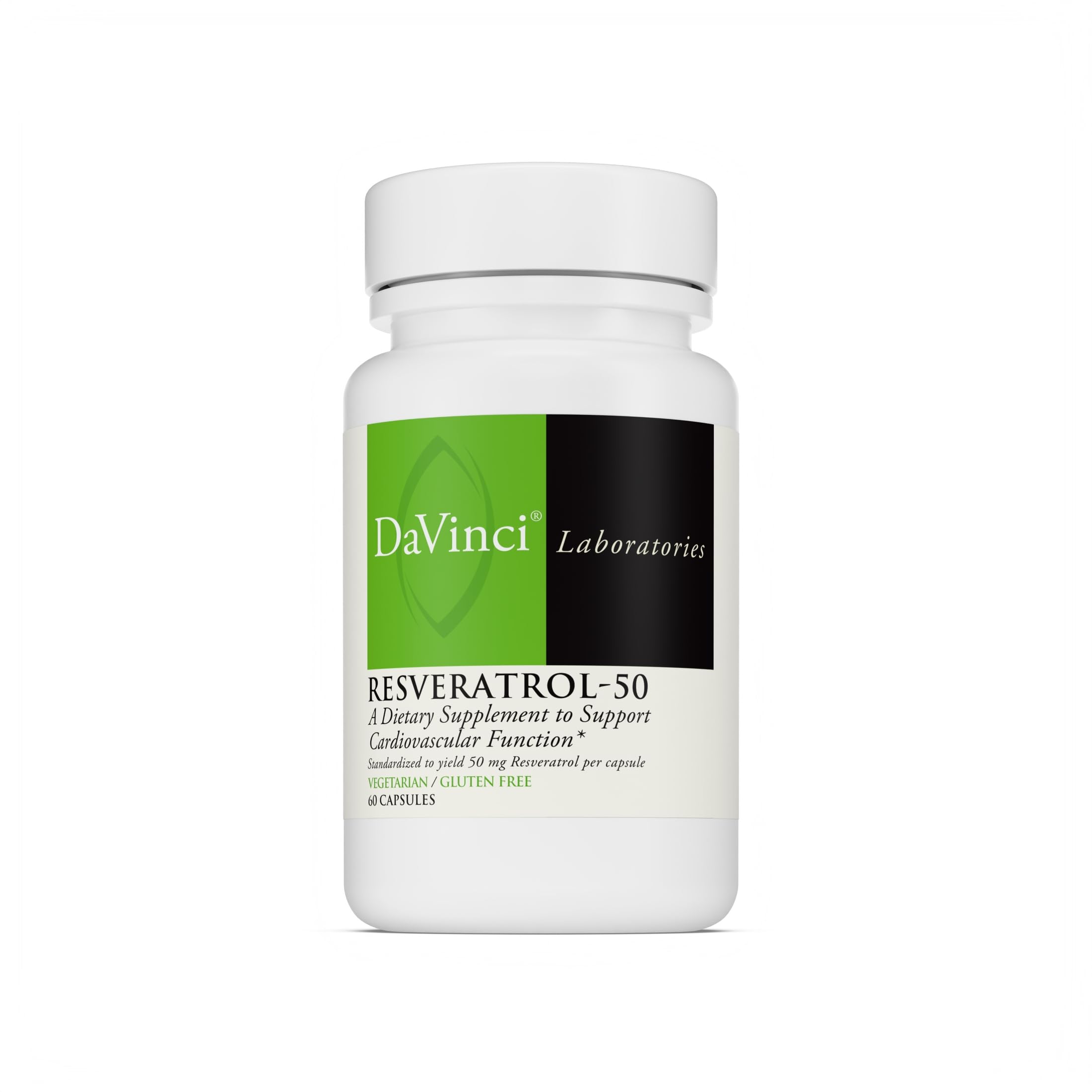 DAVINCI Labs Resveratrol-50, 60 Capsules
