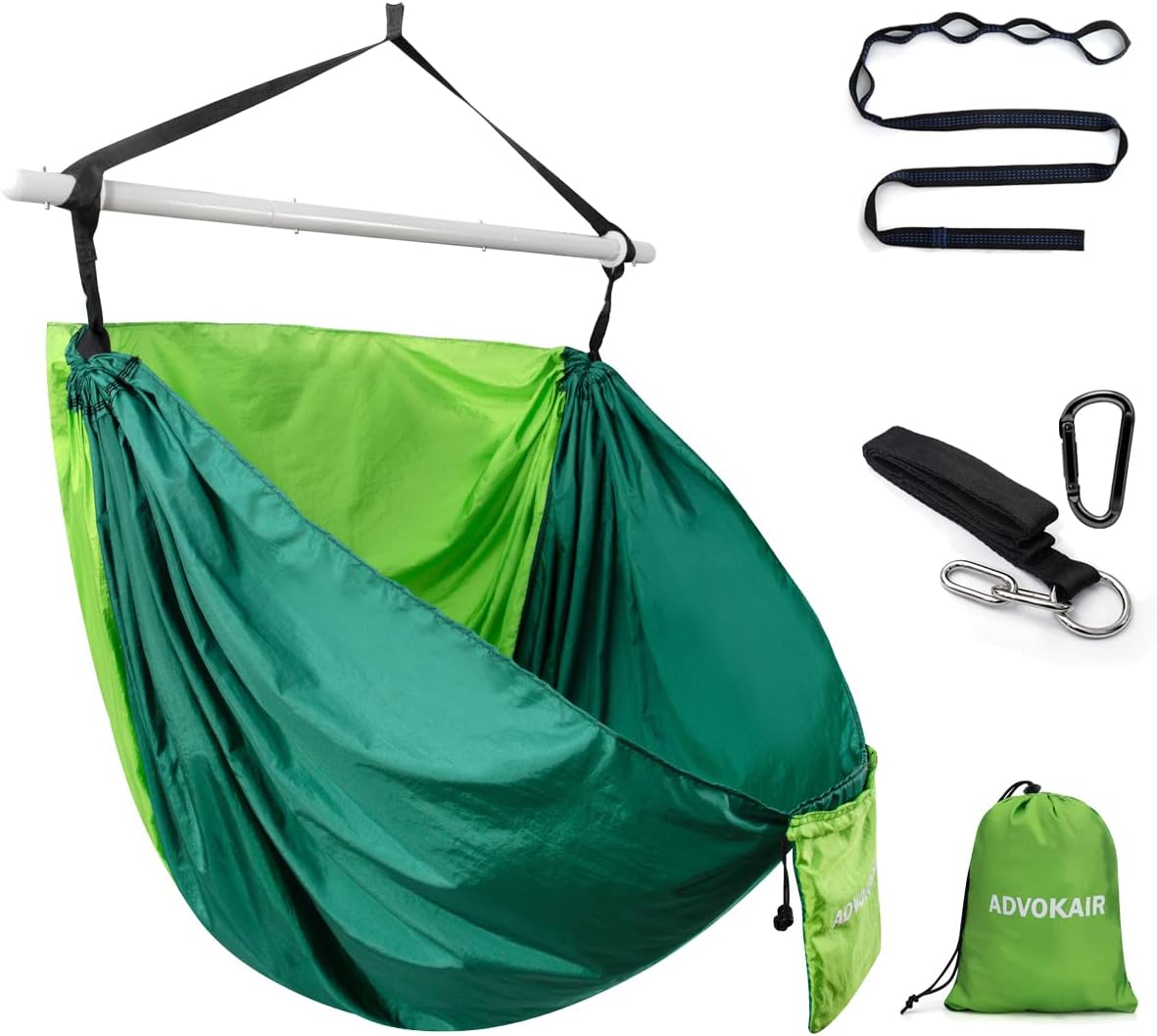 ADVOKAIR Hammock Chair Swing,Max 500Lbs,Portable Camping