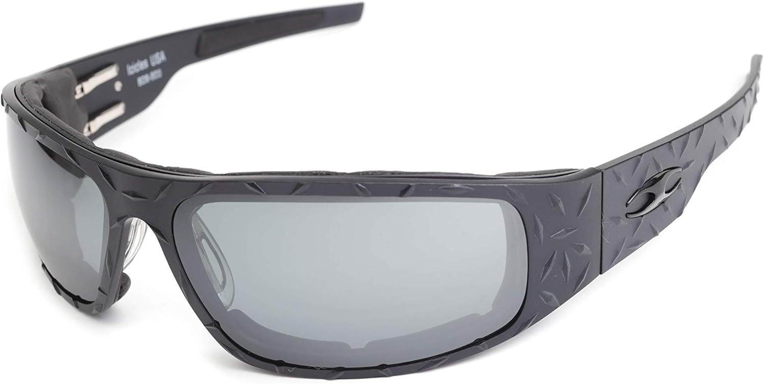 Icicles Billet Aluminum Riding Glasses Windproof Foam Bagger 並行輸入品 Icicles Billet Aluminum Riding Glasses - Windproof Foam - Big