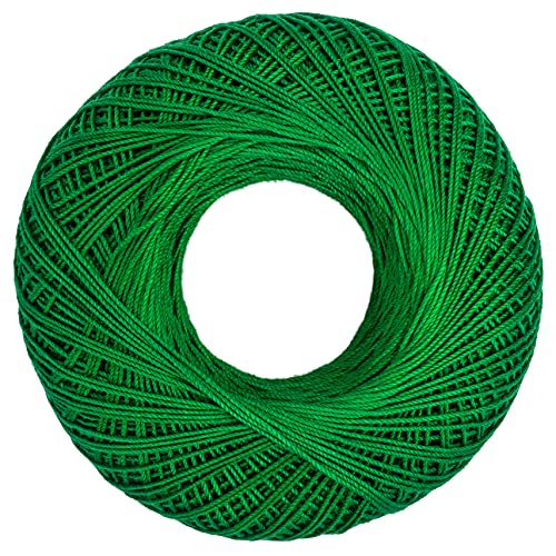 Image of Red Heart Classic Crochet Thread, Myrtle Green, 1050 Foot