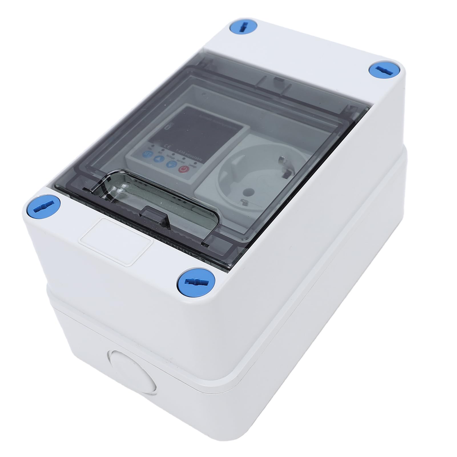 Bewinner Scatola di Distribuzione Intelligente Montata su Superficie con Presa da 16 A e Interruttore Automatico di Protezione Dalle Perdite WiFi da 63 A, Pannello di Alimentazione Domestico