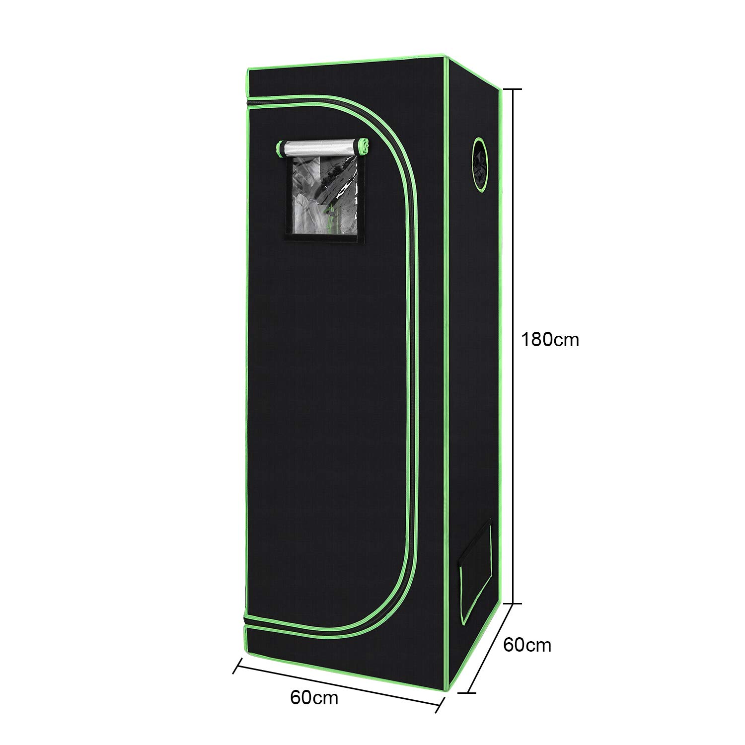 SWANEW Growbox Serra Tenda Per La Coltivazione Di Piante Da Interno Tenda Per La Coltivazione Armadio Per La Coltivazione Camera Oscura Propagatore Armadio Per La Coltivazione 120x60x180 Cm 92174808