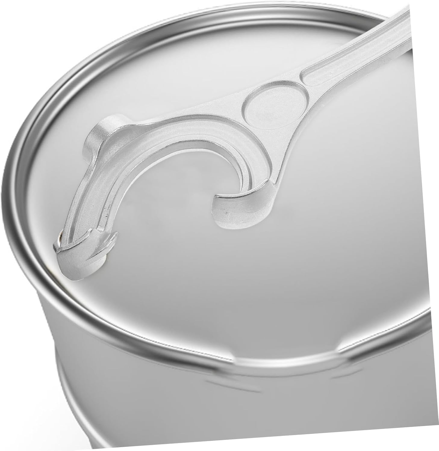 COLLBATH Heavy-duty Aluminum Opener Tool for Jars and Buckets Versatile Metal Can Lid Remover for Home and Industrial Use Sleek Finish Effortless