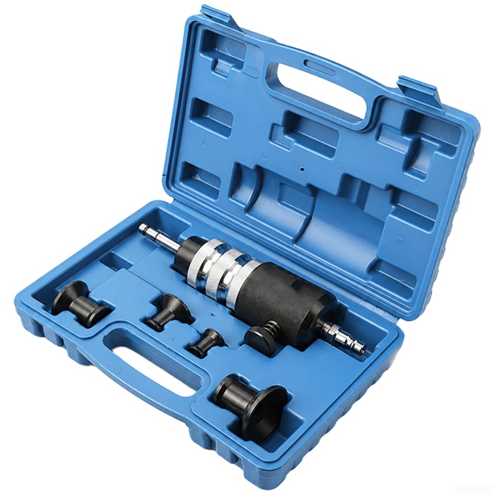 Rectificadora de válvula de motor neumático con 4 tamaños de ventosa ajustables Material de acero al cromo vanadio Sistema de aire de precisión Ligero 250x150mm Interfaz de cambio rápido