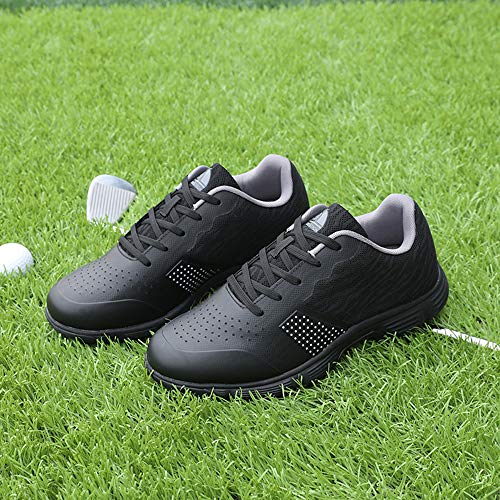 Image of Waterproof Professional Golf Shoes Men Spikes Golf Sneakers Male Outdoor Anti Slip Walking Footwears