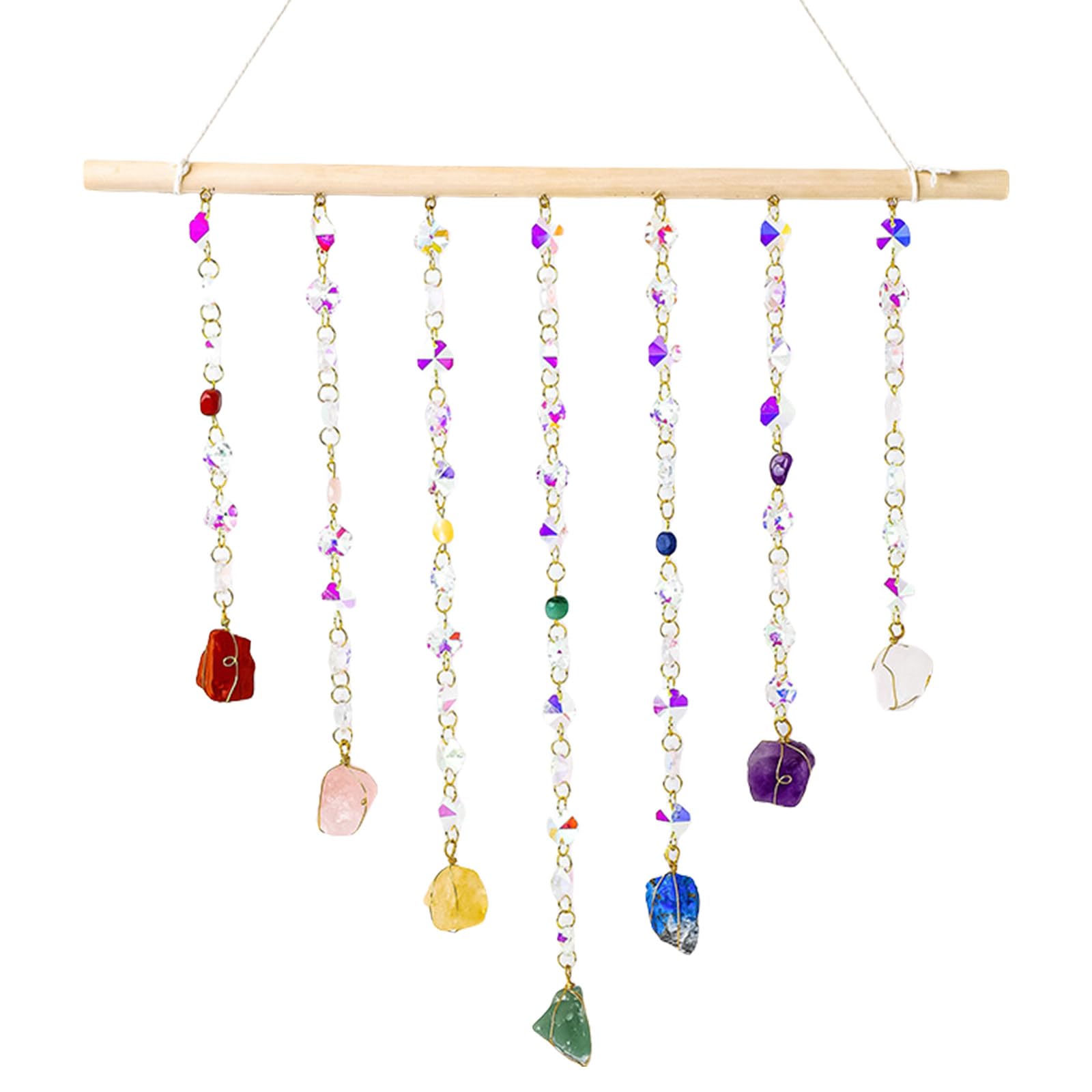 Jazuaiao Catchers Window Decorations with Colorful Crystal Suncatchers Wall Hanging Ornament for Parties Garden Balconies Colorful Crystal Ornament