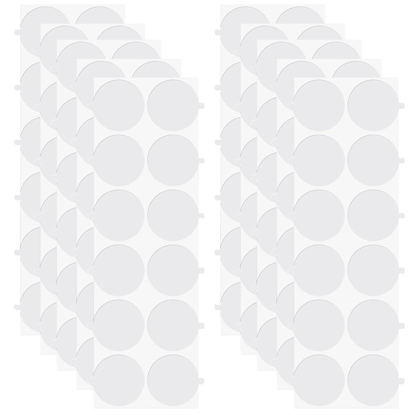 300 Punti Biadesivi Trasparenti 25mm - Forti E Senza Tracce