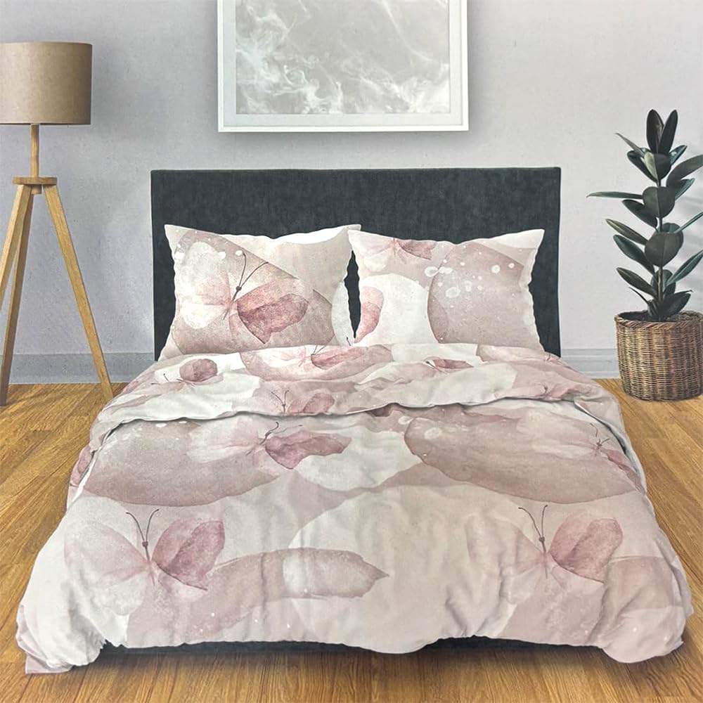 Bettwäsche-Set 4-Teiliges (Bettbezug, Laken und 2 Kissenbezüge), Bettbezug-Set für 90, 135 und 150 cm große Betten, Bettwäsche, (Muster 2, Bett 90cm) Küche, Haushalt & Wohnen