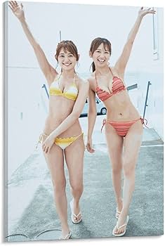 Amazon.co.jp: 立花玲奈 モデルとなって着る 水着 かわいいポスター