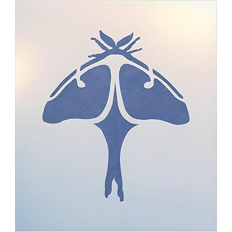 5" x 6" Luna Moth Stencil