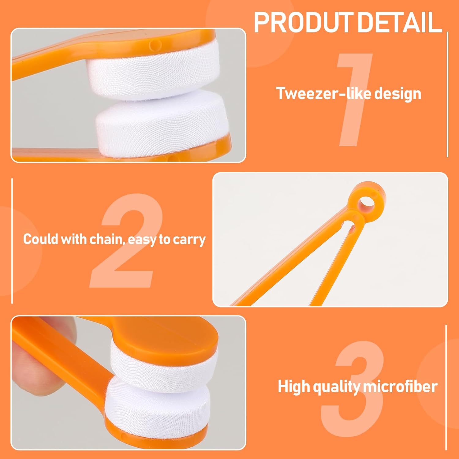 8 Pcs Eyeglass Cleaner, Mini Sun Glasses Eyeglass Microfiber Spectacles Cleaner Soft Brush Cleaning Tool, Eyeglass Cleaning Clip for Eyeglass, Sunglasses and Eye Glasses