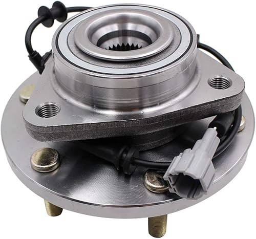 MACEL 515066 Conjunto de rodamiento de cubo de rueda delantera compatible con Infiniti QX56 2004-2007, Nissan Armada 2005-2007, Pathfinder,
