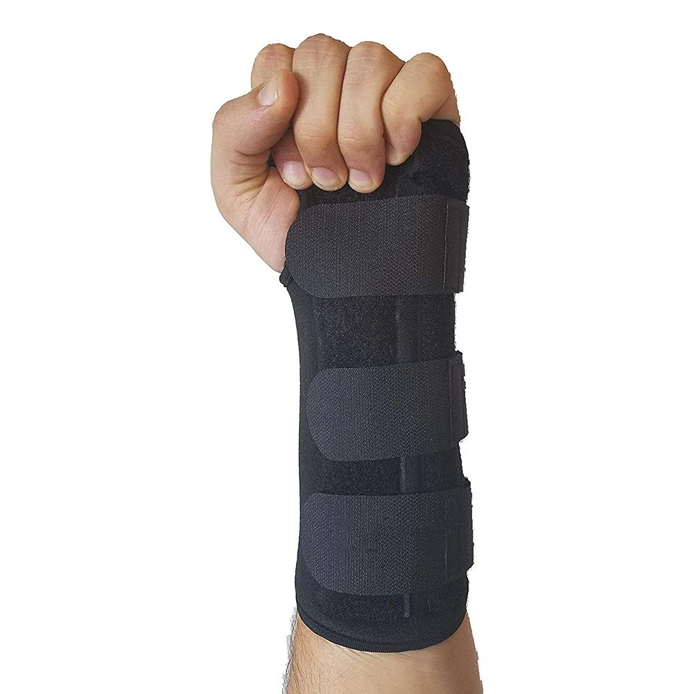 Muñequera Férula de soporte transpirable Paquete de 2 Sueño nocturno Correa de compresión para la muñeca Brazalete de mano ajustable para el túnel carpiano Artritis Tendinitis Esguinces Se adapta a la