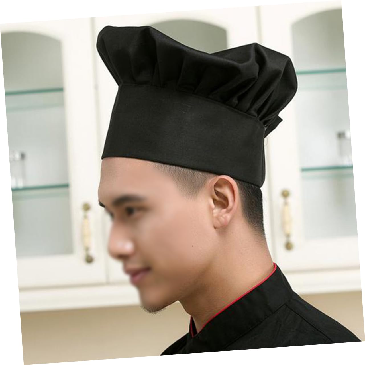 Gorra De Cocinero Sombrero De Restaurante Cocinar Black