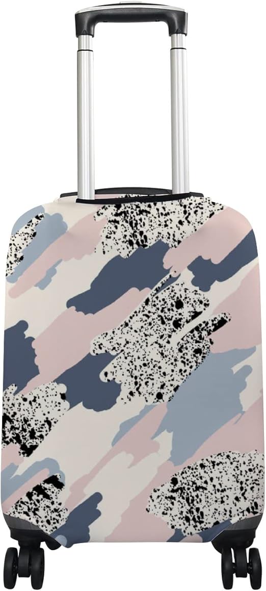 review Anti-scratch Luggage Cover Fit 18-32 Inch, Washable Elastic Suitcase Protector, Durable Suitcase Cover Geometric Pattern(XL 29-32 Inch)