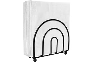 Tabletop Elegance with the Blue Donuts Arc Napkin Holder in Sophisticated Black