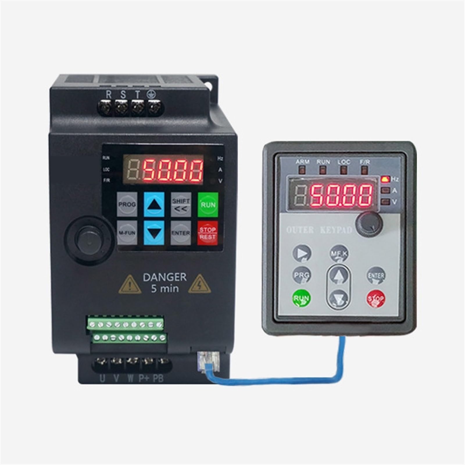 Variador De Frecuencia Regulator prędkości częstotliwości VFD 2.2KW 12A 220 V AC napęd silnika jednofazowy trójfazowy zmienny falownik Kompaktowa konstrukcja(2.2kw 1 Phase)