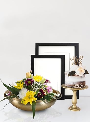 Miniatura 9 de Serene Spaces Living Cuenco decorativo de metal martillado hecho a mano de latón dorado  Cesta de frutas perfecta, decoración del hogar, decoración