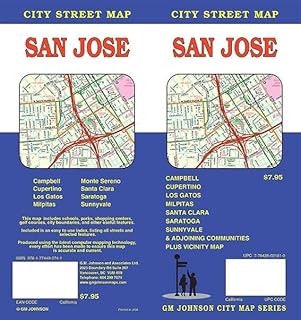 San Jose, California Street Map