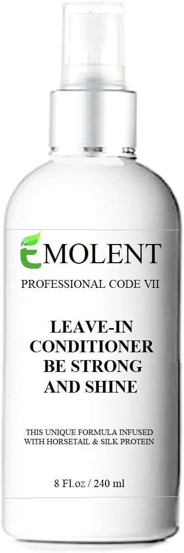 EMOLENT, PROFESSIONAL CODE VII, LEAVE-IN CONDITIONER, BE STRONG AND SHINE, (Package may vary), 8 FL.OZ