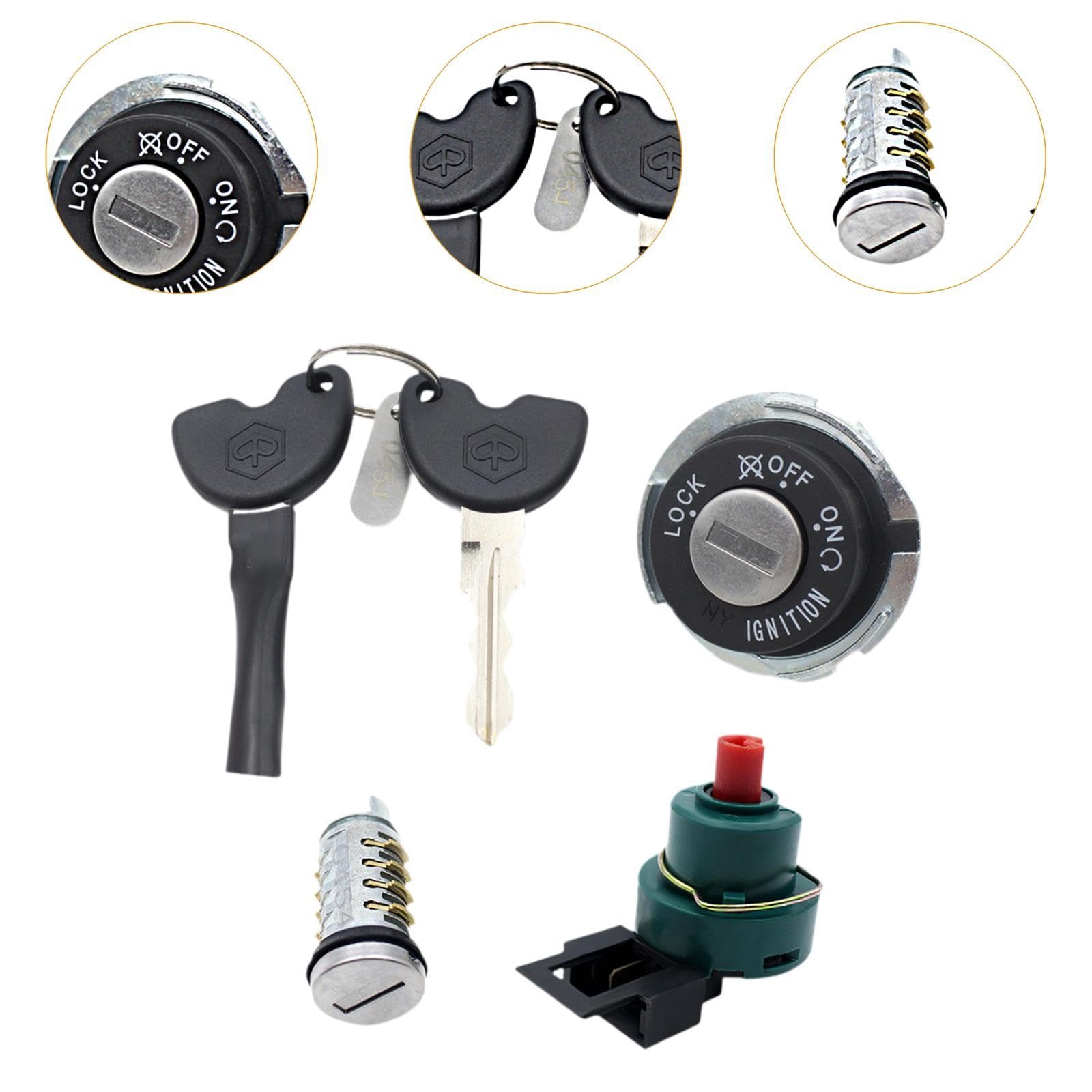 Interruptor de Encendido con Llaves. Repuestos Profesionales. Accesorios de Alto Rendimiento. Reemplazo para