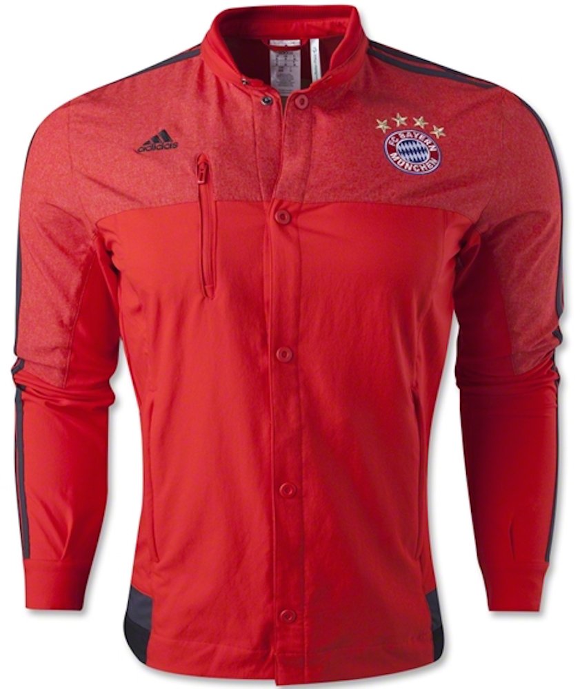 adidas FC Bayern Munchen Anthem Red Jacket