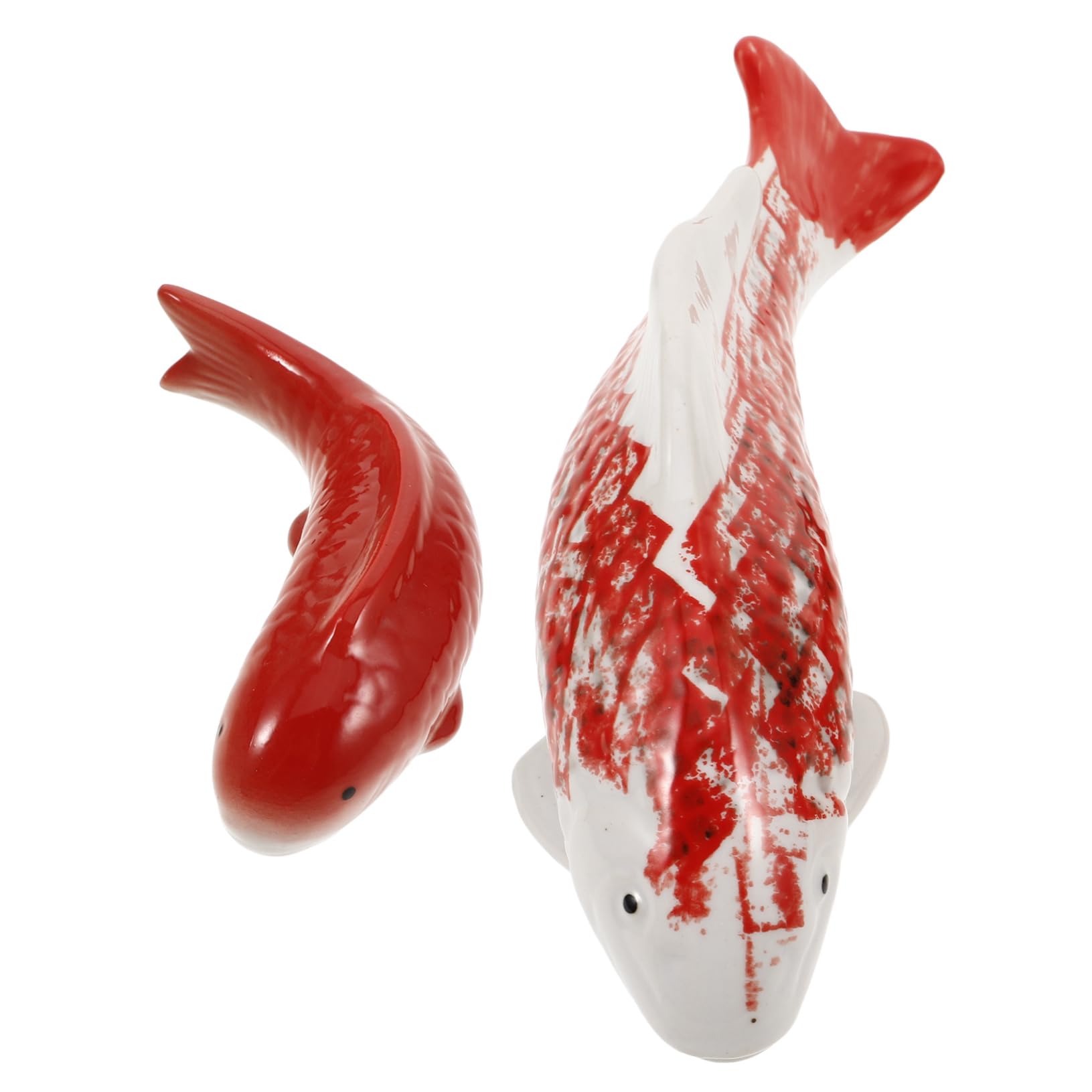 BESPORTBLE 4 Piezas Adorno De Dorado De Cerámica Estatuilla Decorativa De Pescado Estatuilla De Peces De Acuario Pecera Peces Flotantes Adorno De Peces De Acuario Peces Falsos De Acuario